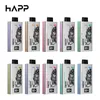 Original Happ Bar E-Zigarette IGT9000 9000 Züge 10 Geschmacksrichtungen 500 mAh 2 % 5 % wiederaufladbare Batterie 14 ml Gerät Vape Pen Mesh Coil Big Vape Einweg-Bildschirmanzeige