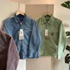 Jaquetas masculinas roupas de trabalho 2023 marca de moda carhart detroit batik lona com zíper casual solto design avançado essss