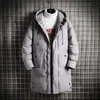 남자 다운 파카 패션 겨울 재킷 브랜드 의류 2024 새로운 파카 두꺼운 따뜻한 긴 코트 고품질 후드 8xl 231116