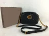 Original hochwertige Newset Frauen Marmont Lady Messenger Bags Liebe Herz V Wellenmuster Satchel Echtes Leder Umhängetasche Kette Schmetterling Handtaschen Geldbörse 5 Farbe