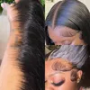 Transparent 360 Lace Frontal Wig 4x4 Closure Straight 13x6 Front Human Hair Wigs For Black Women 30 Inch