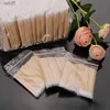 Cotton Swab 100pcs Disposable Cotton Swab Lint Free Micro Brushes Wood Buds Swabs Ear Clean Sticks Eye Lashes Extension Glue Removing ToolsL231116