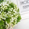 Fleurs décoratives Vert Bouquet De Baies Artificielles Faux Plantes Fruitières En Plein Air Salon Décoration De Mariage Simulation Décor De Noël