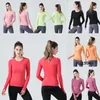 2024 Yoga LU Nova Swiftly Tech 2.0 Breathe Gym Camiseta com manga comprida sem costura Sports Fitness Top Running Sportswear Lululemeni 5523ESS