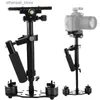 Stabilisatorer S40 HANDE Stabilisator 40cm Fotografering Video Aluminiumlegering Handhållen Stabilisator Skjutning SteadyCam DSLR Steadicam DSLR Camcorder Q231116