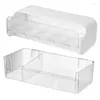 Bouteilles de rangement, organisateur d'œufs, conteneur Portable permettant de gagner de l'espace, support Transparent réutilisable pour accessoires de cuisine à domicile