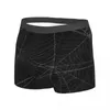 Cuecas web roupa interior preto e branco impressão alfândega boxershorts de alta qualidade masculino bonito boxer breve presente de aniversário