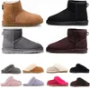 Botas Ultra Mini Boot Designer ug Mulher Plataforma Neve Austrália Fur Conforto Inverno Sapatos Quentes Real Couro Castanha Tornozelo Fluffy Booties UGGsityefr