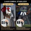 Stabilizers Gimbal Stabilizer Selfie Stick Tripod Phone Holder with Wireless Remote Shutter and Fill Light for iPhone Android Smartphones Q231116