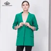 Womens Suits Blazers Bella Spring Women Full Sleeves Casual Blazer Ladies Plus Size Outwears Single Breasted Long Jacket 231115