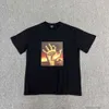 Vêtements de mode de créateurs T-shirts de luxe T-shirts Version correcte Corteizes Demon Isl Palmes Imprimer Pur coton Col rond Coupe ample Hommes Femmes Tshir à manches courtes