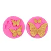Butterfly fondant silikonformar för tårta dekorera cupcake topper choklad godis gummi pasta polymer lera 1221965