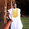 Abbigliamento etnico HD Abiti africani per uomo Ricami di alta qualità Tradizionale Nigeria 3 pezzi Set Abito per feste di nozze
