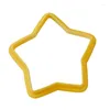 Bakvormen 6 stks/ set ster hartvormige plastic cake cookie cutter biscuit stempel suiker fondant decoreren gereedschap zeepmaker zeepmaker