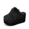 Slippers Autumn Winter Women s Thick soled Female Wedge 9cm High heels Shoes Outside Wear Sponge Cake Flip Flops 231115