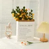 Decoratieve bloemen Handgemaakte haakbloem Bloem Zonnebloem Fake Bouquet Bruiloft Decoratie Artificial Home Ornament Teacher's Day Cadeau