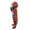 Costume da mascotte tigre di Natale Abiti da personaggio dei cartoni animati di alta qualità Abiti da carnevale di Halloween Abiti da festa per adulti per feste di compleanno