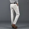 Pantalons pour hommes 6 couleurs vêtements de mode décontracté hommes affaires Stretch taille haute pantalon noir mâle coréen automne vêtements homme