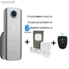 Smart Lock Nouveau produit TTLock app lication empreinte digitale serrure de porte intelligente extérieure étanche Bluetooth mot de passe IC carte serrure clé lockL231116