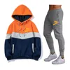 New Mens Brand Printed Tracksuit Brand Joggers Suit for Men 2Pcs Male Pullover Trousers Streetwear Clothes
