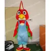 Costume da mascotte pappagallo di Natale Abiti da personaggio dei cartoni animati di alta qualità Abiti da carnevale di Halloween Abiti da festa per adulti per feste di compleanno