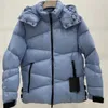 Herrenjacken Herbst und Winter Männer und Frauen mit Kapuze Daunenjacke Y2K Freizeitjacke S-Splice Abnehmbarer Hut im Freien warmer Komfort Modemantel 231116