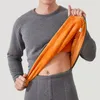 Mens Thermal Underwear Thermal Underwear Set Men Winter Men Top Long Pants Set Coldsofy Warm in Cold Weather O Neck Autumn Clothes Long Pants 231116