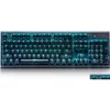 Klavyeler Thunderobot KG5104 Cherry Mx Mekanik Oyun Klavyesi N-Key Rollover 10modes Işık Efekt Ayarı- Klasik Sürüm LED DH0HT