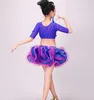 Vêtements de scène robe de danse latine enfants filles robes de bal fille Samba Costumes modernes pour enfants Vestiti Latino Americano