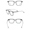 Zonnebrilmonturen Belight Optical Heren Dames Zakelijke stijl Titanium Half randloos ontwerp Brilmontuur Brillenglazen met sterkte DRX2085