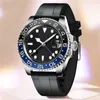 Rolaxs hoogwaardige luxe designer herenhorloge automatische GMT Sapphire 904L roestvrij staal ST9 lichtgevende waterdichte wortelbier horloges 2813 Mechanisch hebben logo