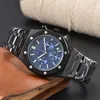 P Mens Aude Wristwatches 6針すべてのダイヤルワーククォーツウォッチ高品質のトップブランドクロノグラフ時計スチールベルトファッションロイヤルメンズウォッチ