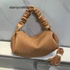 Itália jodie botteg hangbag primavera nova bolsa plissada commuter versátil saco macio nuvem um ombro oblíquo straddle feminino