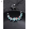 Pingente colares charme azul borboleta colar feminino hip hop colar de couro preto tempero menina instagram luz luxo retro vestuário