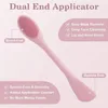 Ansiktsvårdsenheter Mini Beauty Soft Deep Cleaning Exfoliator Silicone Cleansing Brush Pore Skin Scrub Cleanser Tool 231115