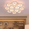 Plafondverlichting Led-babylamp Retro glazen eetkamer kubuslicht