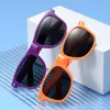 Sunglasses Ladies Oversized Designer Sun Glasses For Female Classical Multi-color Clear Lens Unisex