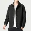 Kurtki męskie Koreański płaszcz mody dla mężczyzn Men Long Rleeve Spring Autumn Waterproof Windbreaker Casual Jacket Coats Streetwear