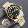 Zegarek męski automatyczny zegarek mechaniczny 3135 Ruch 40 mm Sapphire Luminous Watch Men 904L Pasek ze stali nierdzewnej Regulowany Montre Deluxe Black Watches Pi prezent