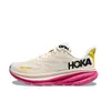2023 HOKA CLIFTON 9 HOKAS Womens Running Shoes Nasual Brown White Black Coastal Sky Tarving Orange Trange Rand Airy Mens Sneakers Big Size 47