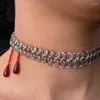 Ожерелья с подвесками Цепочка Ожерелье из паутины /// Ювелирные изделия на Хэллоуин / Паутина в стиле готики