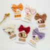 Baby Häkelclips Daisy Flower Snaps Haarspangen Haarschleife Kind Mädchen Haarnadeln Spitzenstickerei Haarschleife Haarspangen Kopfbedeckung