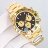 Rolaxs zegarek męski Rose Gold Automatyczny ruch mechaniczny Pasek ze stali nierdzewnej Sapphire Waterproof Di Lusso Fashion Wristwatch 40 mm ma logo