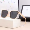 Projektant Gu yn co marka dużych okularów przeciwsłonecznych Mężczyzn Mężczyzny Women Kieliszki spolaryzowana moda Summer UV Proof Channel Kanał przeciwsłoneczny