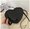 Вечерние сумки 2023 Crossbody кожи милое персиковое сердце