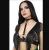 Débardeurs pour femmes Débardeurs Harnais Soutien-gorge Jarretières pour femmes Punk Strap Body Bretelles Gothique Ceinture Top