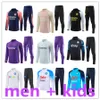 Tracksuit Napoli Neapol Cruzeiro Lyon Zestaw treningowy Retro piłka nożna Jersey Jersey Jersey Football Footbutent Foot Chandal Tuta Mężczyźni i dzieci