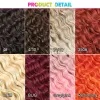 Synthetic Hair Extensions Kinky Braids Crochet Curl False Hairs For Woman Natural High Temperature Fiber Hair 12 LL