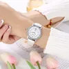 Wristwatches Fashion Lady S Watches Leisure White Digital Simple Women Quartz Watch Sports Ladies Clock 2023