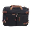 Briefcases 15 Inch Convertible Briefcase Men Business Handbag Messenger Bag Casual Laptop Multifunctional Travel Bags For Male Big